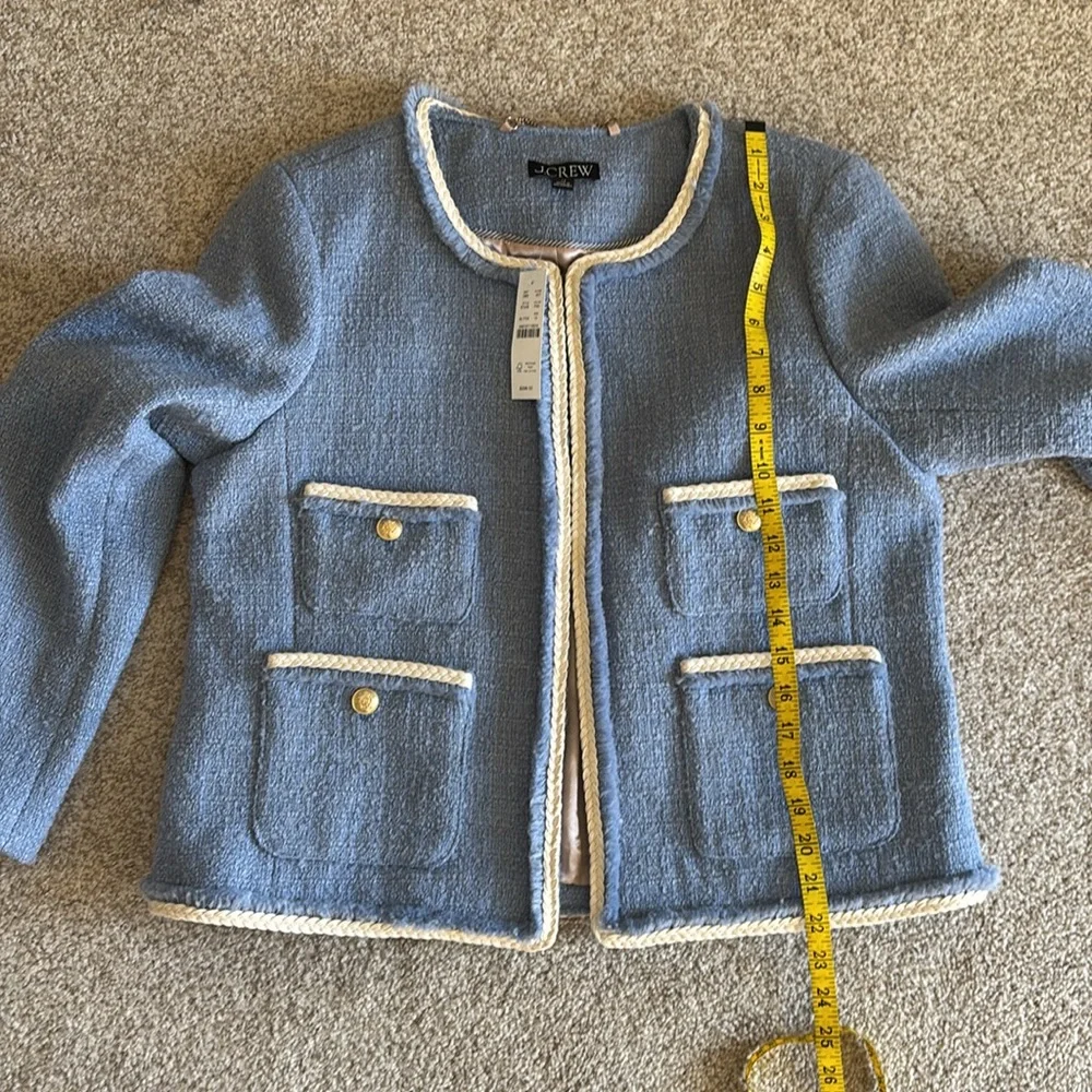 J. Crew Frances Lady Jacket in Maritime Tweed - Picture 4 of 4